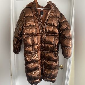 Adidas Ivy Park Metallic Puffer Jacket